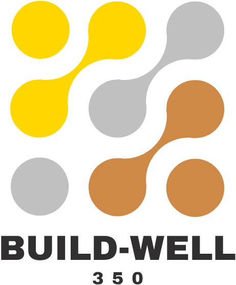 Build-Well 350 Tri-Colour Logo